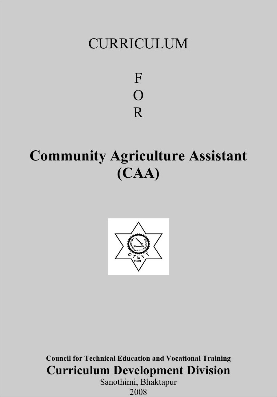 Community Agriculture Assistant (CAA), 2008